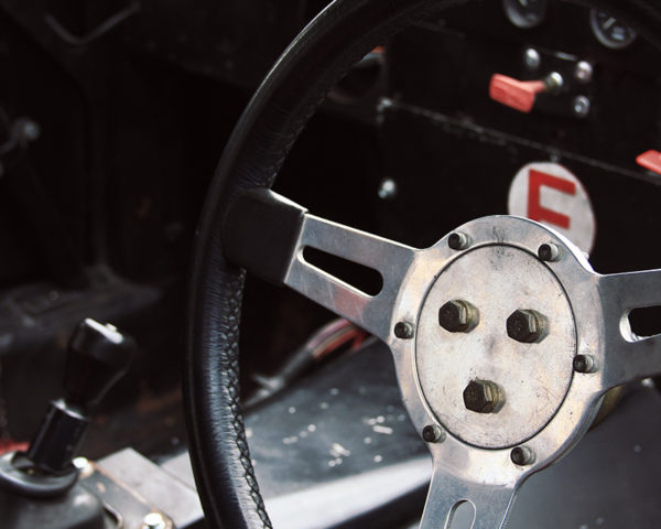 Steering Wheel of a Jaguar XJ