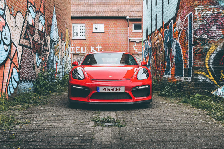 Porsche GT4 photography and tags