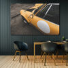 Décoration with Yellow Porsche Photograph