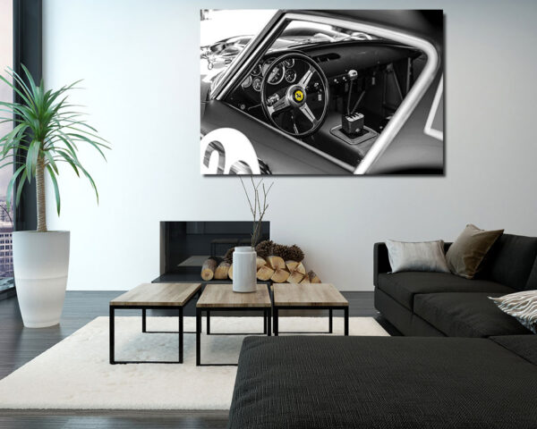 Deco Car Print Ferrari