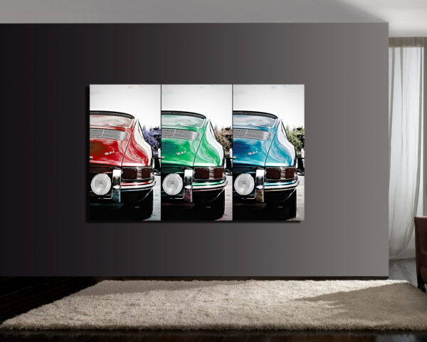 Porsche 911 Art Tryptic