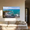Wall Art - Crete Turquoise Bay Crete turquoise bay photography artwork in a Mediterranean living room, large wall decor