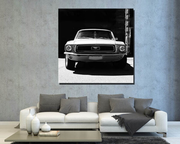 Wall Car Photo Mustang