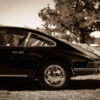 Wall Car Photograph Porsche Sepia Wall Car Photograph Porsche Sepia