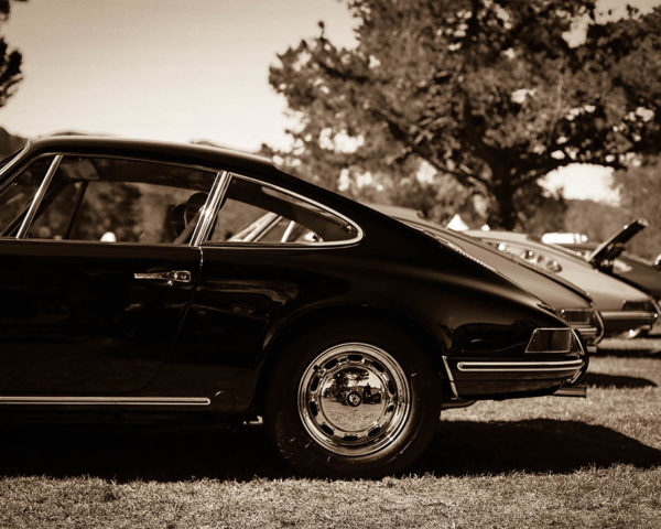 Wall Car Photograph Porsche Sepia