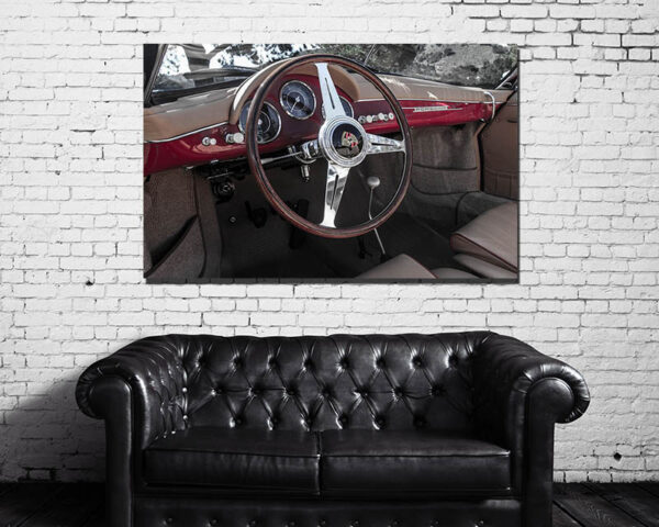 Walls Decorative Photograph Porsche Interior