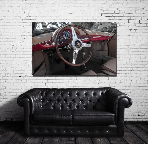 Walls Decorative Photograph Porsche Interior