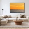 Minimalist sunset Marbella wall art Wall art fine art photograph sunset Marbella living room minimalist interior large format print