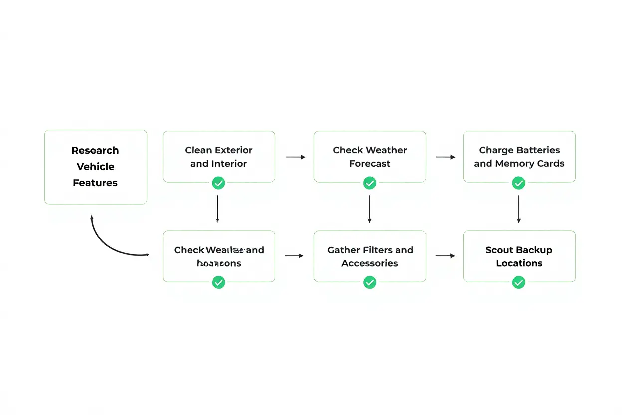 Pre-shoot preparation checklist
