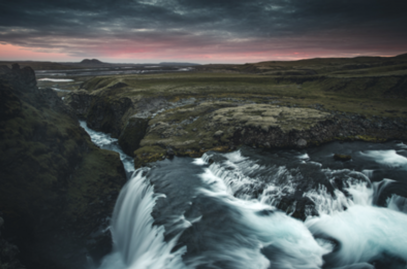 UNKNOWN WATERFALL, ICELAND PHOTOGRAPHY - Cars and Roses